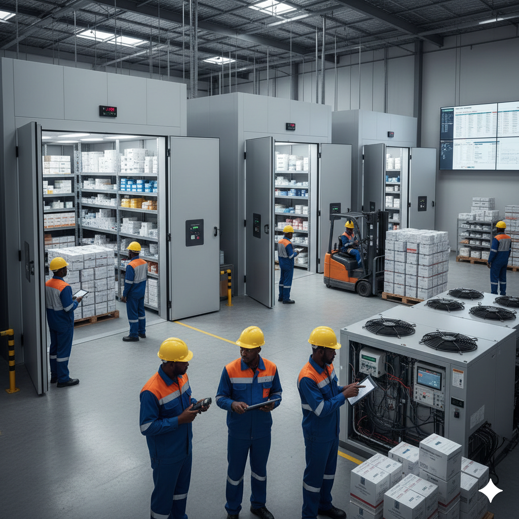 PharmaMED Supply Chain Cold Warehouse Storage Facility